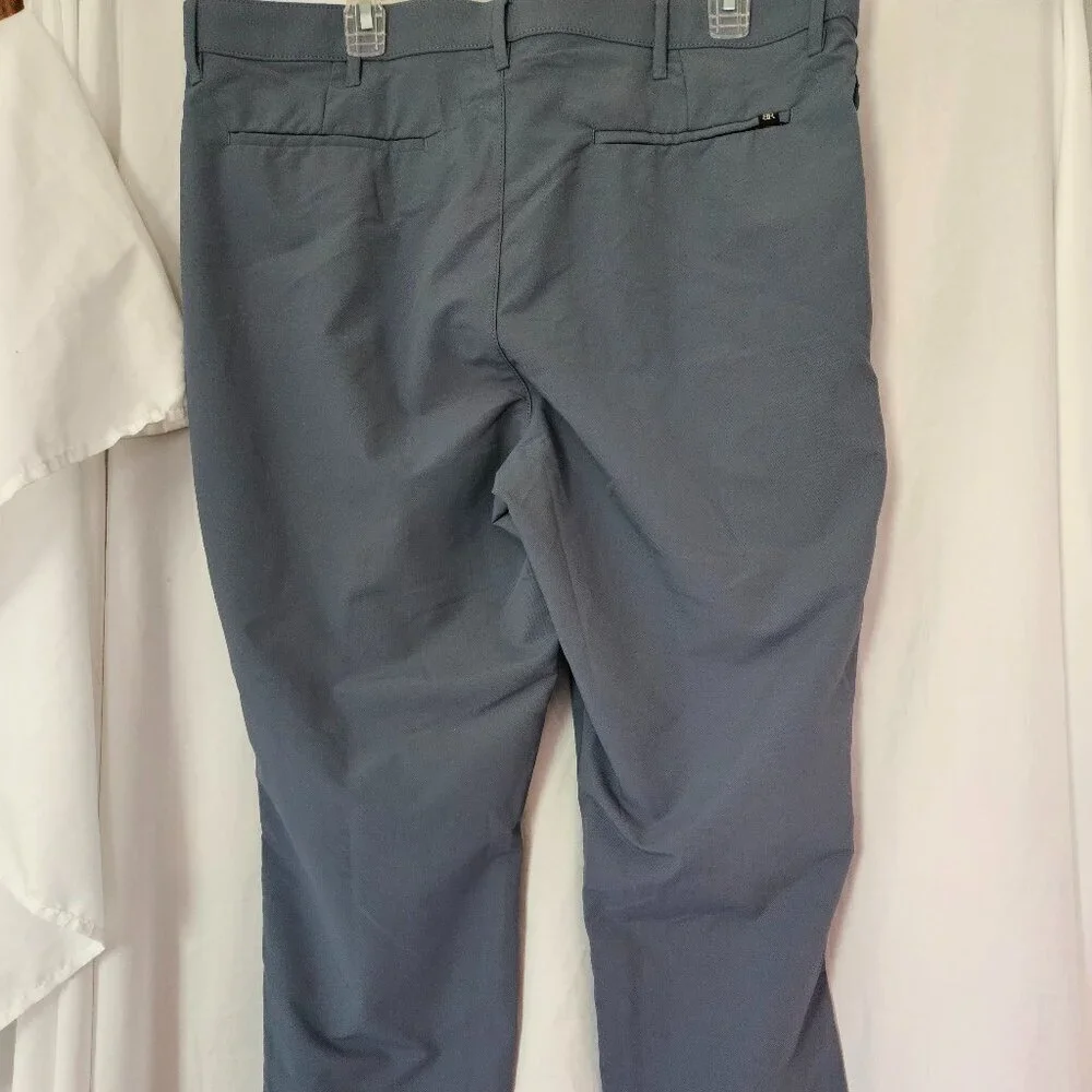 NWT Banana Republic Men's china blue‎ flat front Performance Pants 38 X 30
